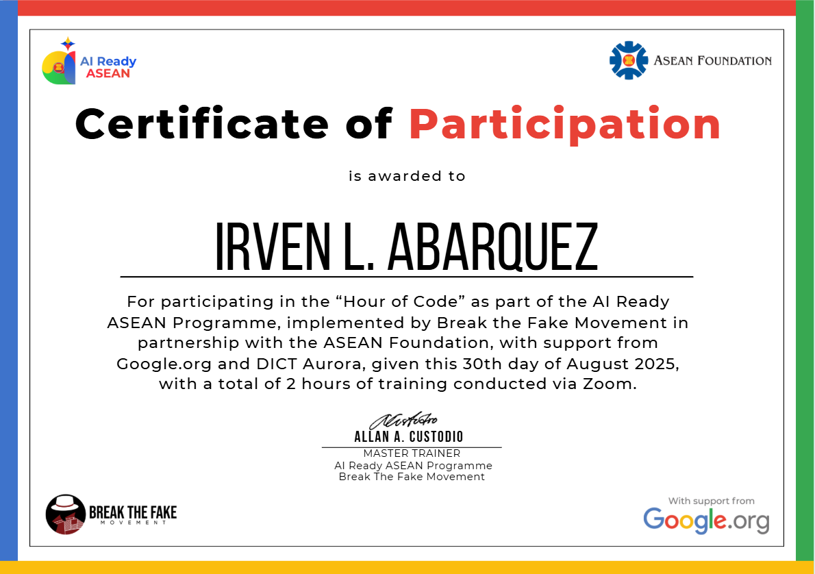 Certificate 12
